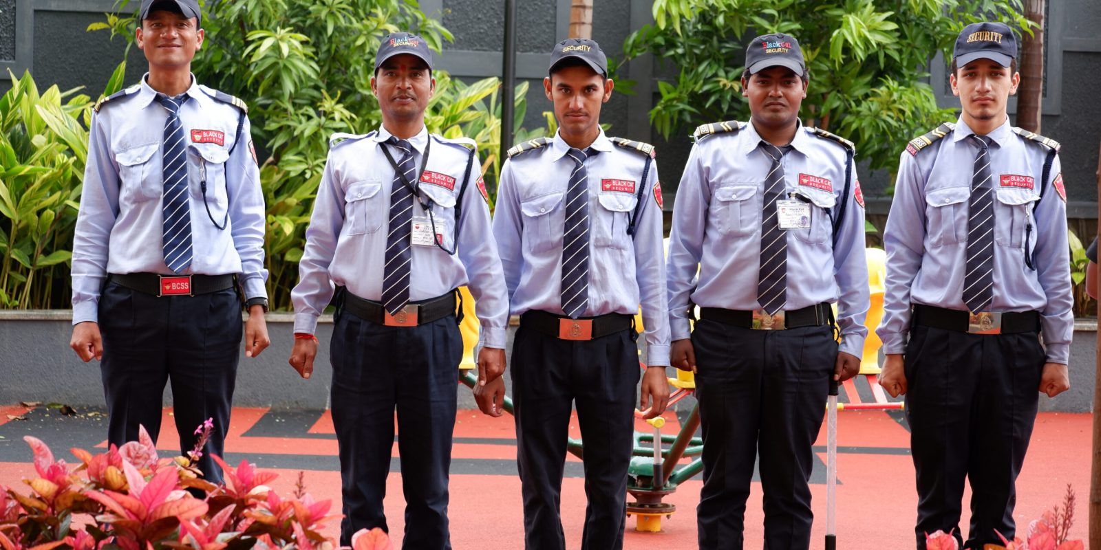 Pune,,India,-,August,15,2019:,Group,Of,Security,Guards