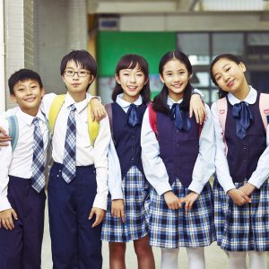Portrait,Of,A,Group,Of,Happy,And,Smiling,Elementary,School